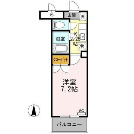 スカイハイム花園の物件間取画像